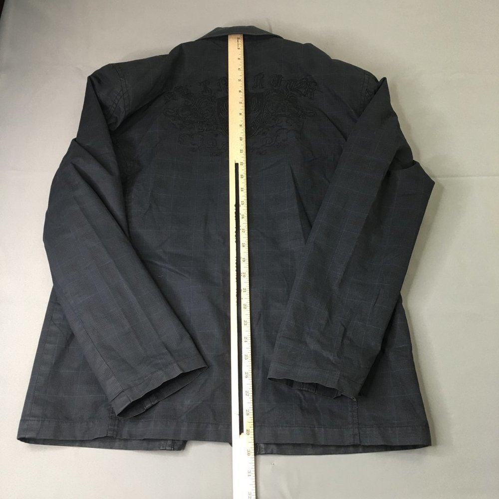 Fort Collins Mens Jacket Black Extra Large Button Long Sleeve Casual Comfort - Picture 8 of 12